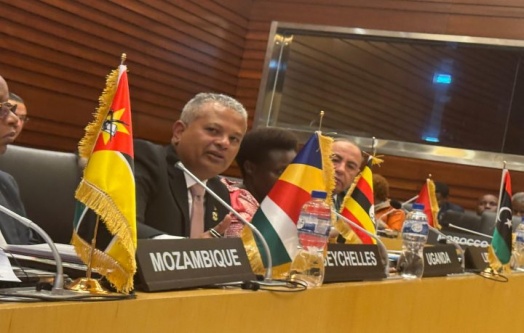 39th Ordinary Session of the Assembly of the African Union: Vice President of the Republic of Seychelles, Mr. Sebastien Pillay, updates the Committee of African Heads of State and Government on Climate Change (CAHOSCC)
