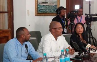 President Herminie Outlines Key Outcomes of India State Visit at State House Press Conference