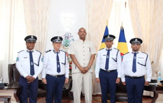 President Herminie Commissions Three Deputy Commissioners, Emphasises Integrity, Public Trust, and discipline.