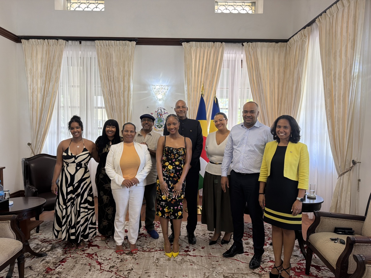 President Meets Nigerian Music Star Ayra Starr Ahead of Seychelles’ 50th Independence Celebrations