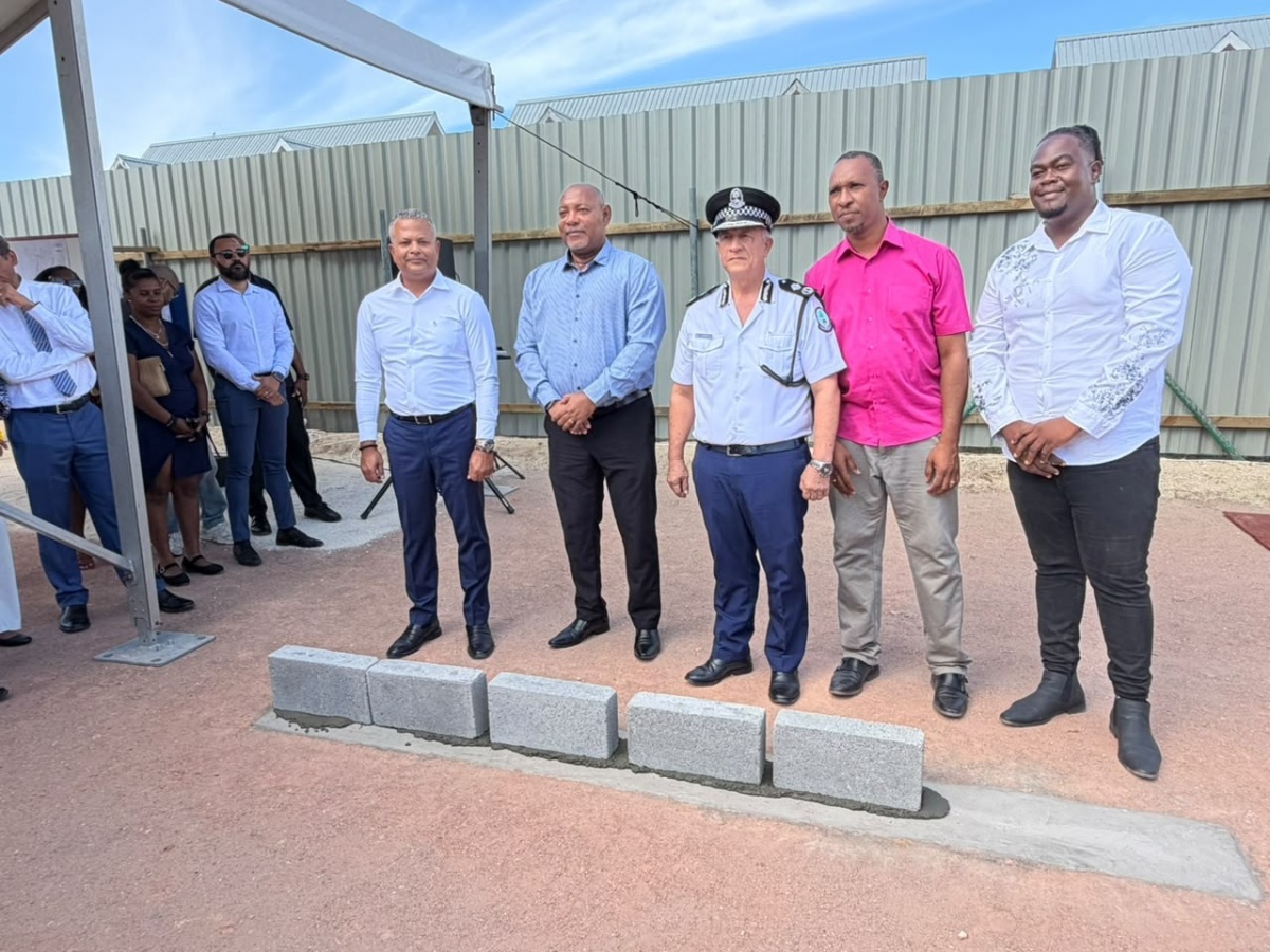 VP Pillay Leads Laying of Foundation Stone for Ile Perseverance Police Station