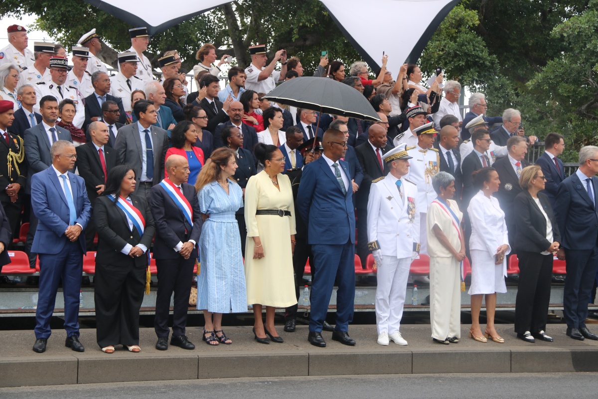 President Herminie Guest of Honour as France Celebrates National Day in La Réunion