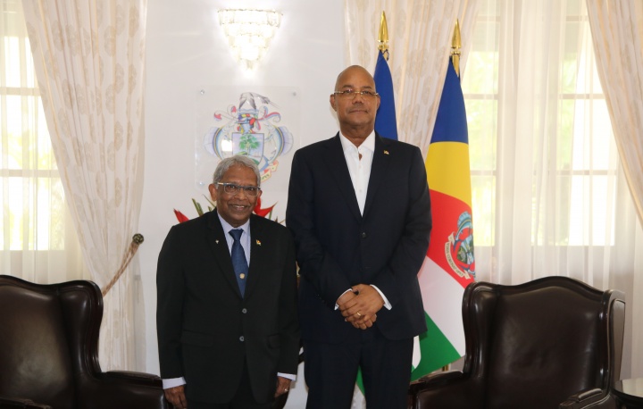 President Herminie Pays Tribute to Justice Anthony Fernando's Distinguished Judicial Service