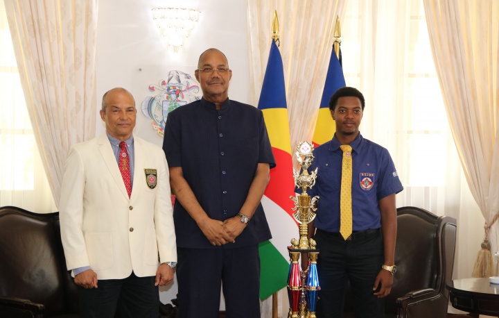 President Congratulates Samuel Fanny on World Kyokushin Karate Achievement and Reaffirms Support for His Sporting Journey.