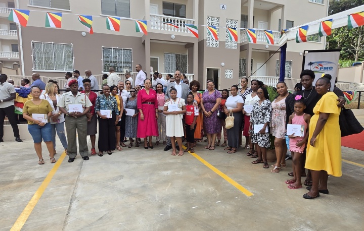 President Herminie Opens Vilaz Merl, Welcoming 24 Families to Their New Homes