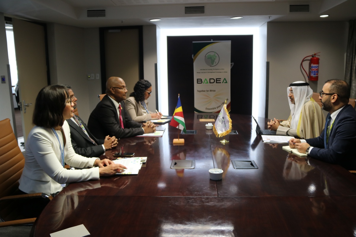President Herminie Holds Bilateral Meeting with President of BADEA
