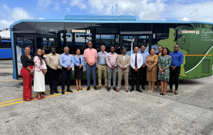 President Attends Launch of SPTC’s First Electric Pilot Buses