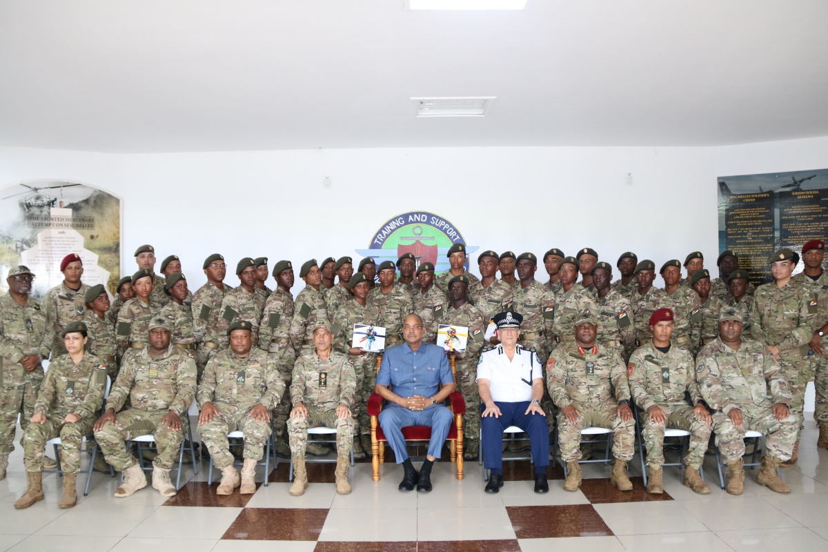 33 Recruits Graduate During Seychelles Defence Forces Passing Out Ceremony