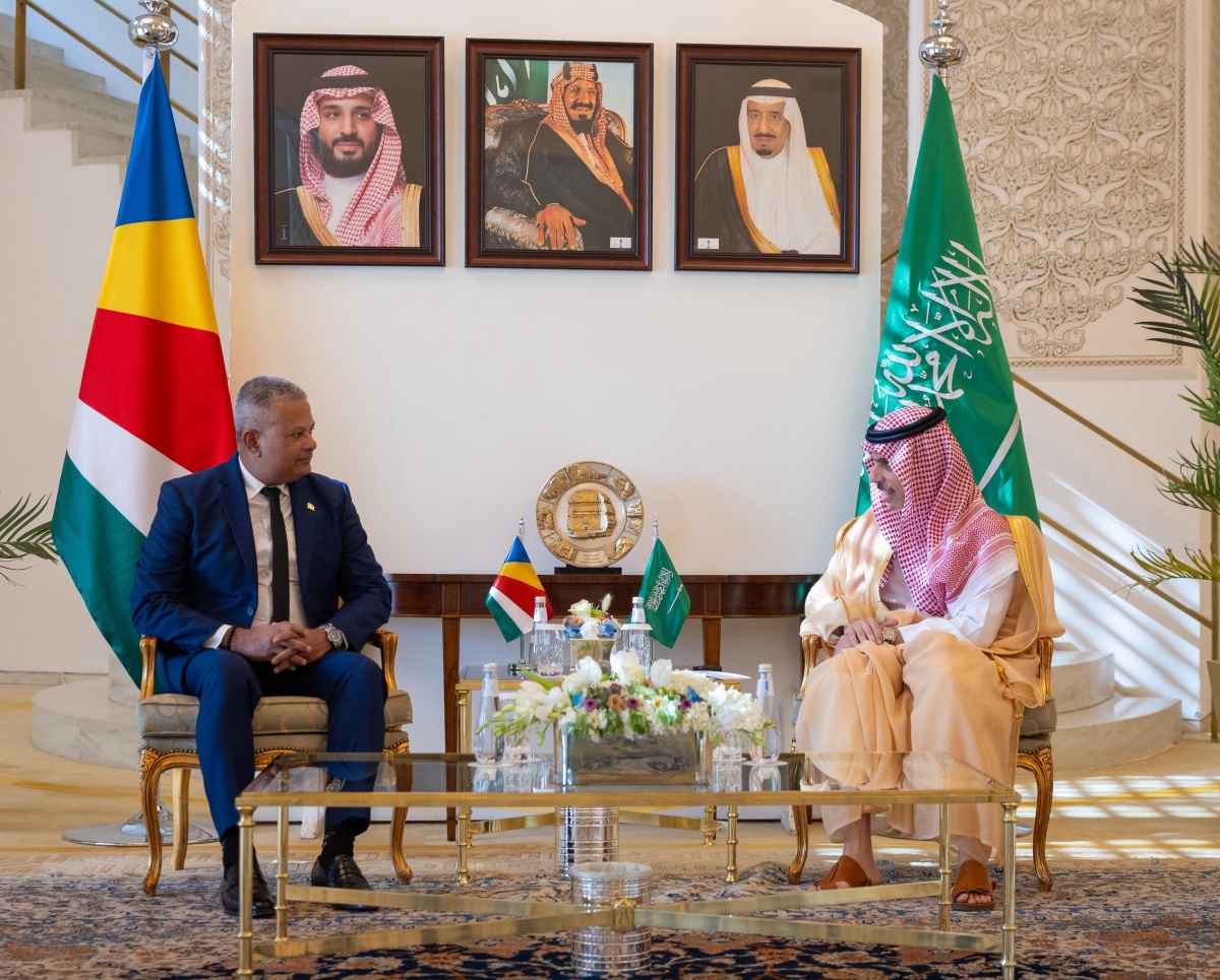 Vice President Sebastien Pillay Meets Saudi Foreign Minister to Strengthen Bilateral Cooperation