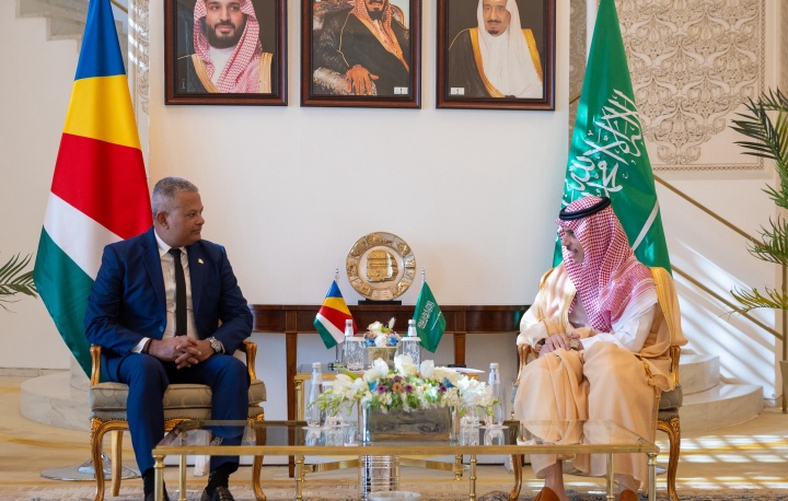 Vice President Sebastien Pillay Meets Saudi Foreign Minister to Strengthen Bilateral Cooperation