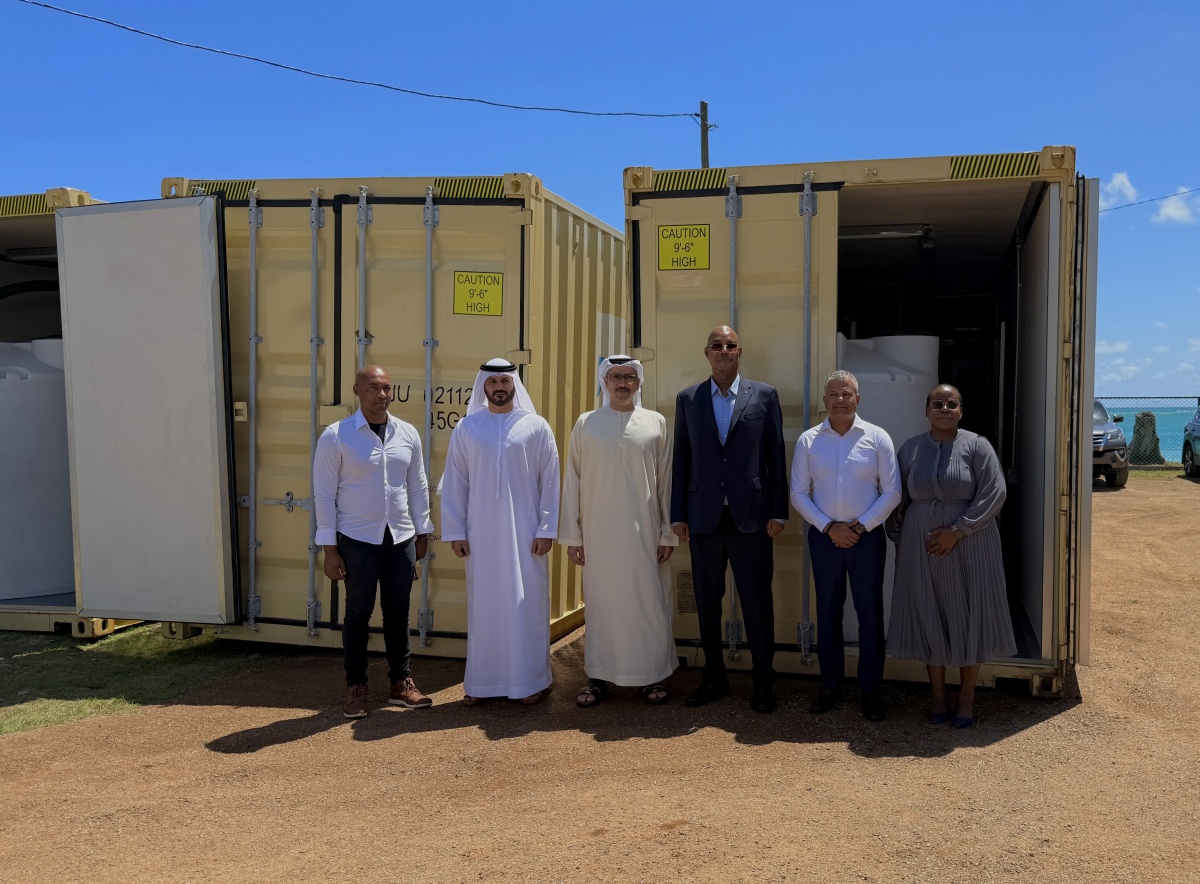 President Delivers on First Overseas Commitment as Three Desalination Plants Are Handed Over to Seychelles