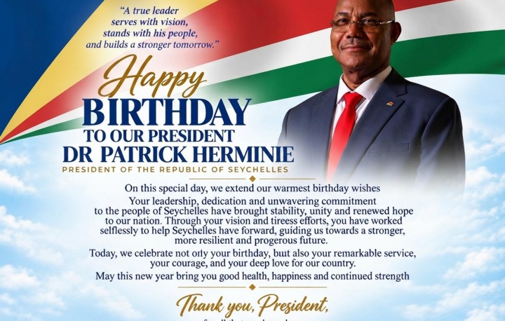 Honoring His Excellency, President Dr Patrick Herminie on His Birthday