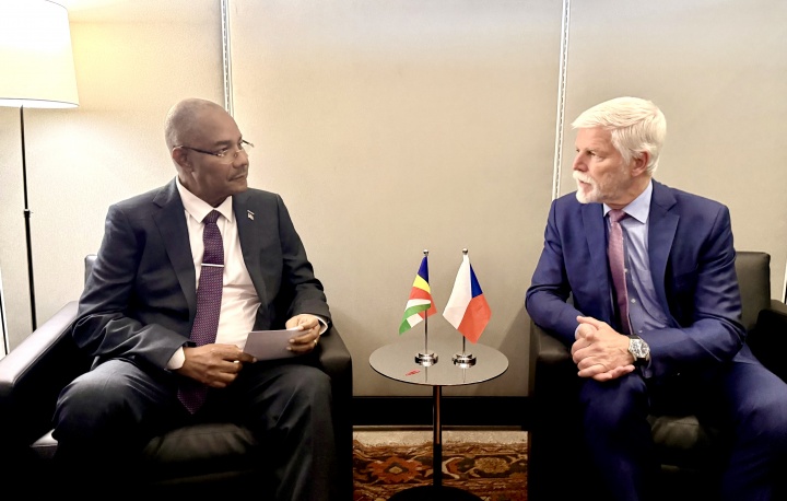President Herminie and Czech President Pavel Discuss Strengthening Seychelles–Czech Cooperation