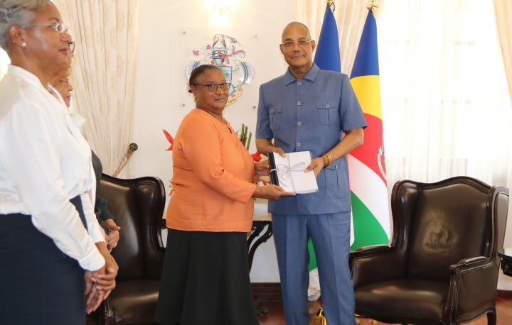 Select Committee Presents SBC Board Recommendations to President Herminie