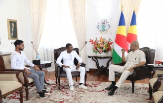 Seychelles' Future Belongs to Its Youth, President Herminie Tells Young Entrepreneurs