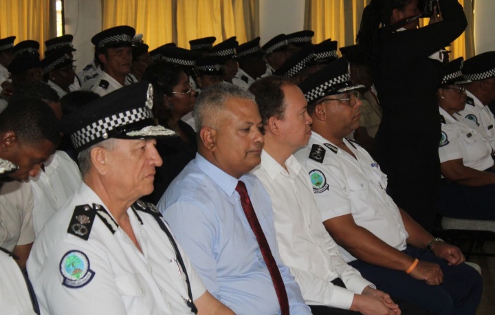 77 police officers promoted as Seychelles Police Force names its first female Sergeant Major