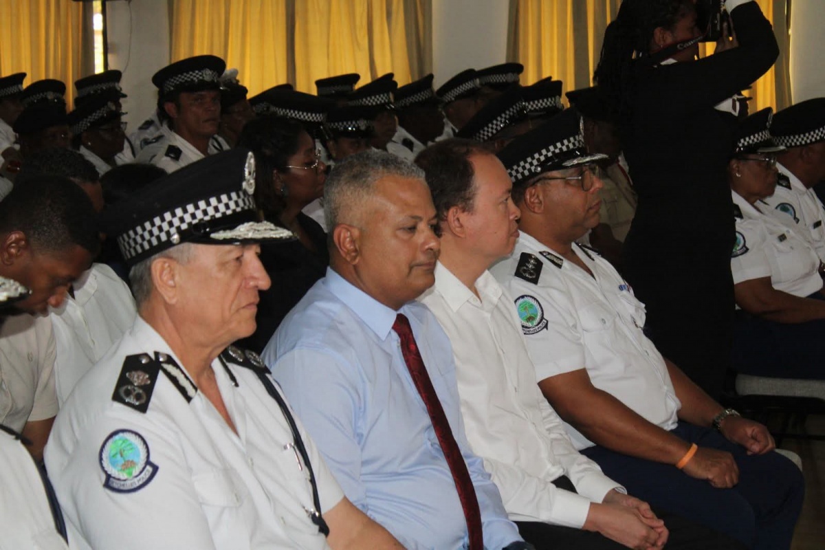 77 police officers promoted as Seychelles Police Force names its first female Sergeant Major