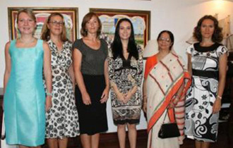 Meeting of First Lady and diplomatic spouses association