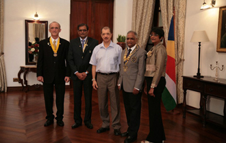Rotary Shares Plans With President Michel