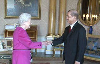 President Michel Attends Audience With H.M. Queen Elizabeth II