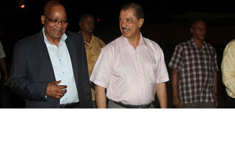 President Zuma in Seychelles for Madagascar meeting