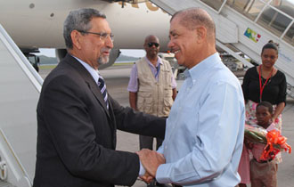 Le Président de la République de Cabo Verde en visite d'État aux Seychelles