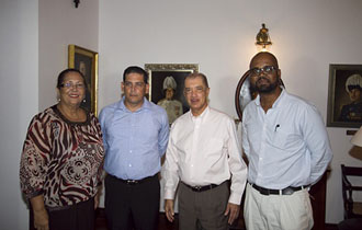President Michel meets with newly elected chairman of the Seychelles Chamber of Commerce and Industry