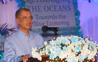 Seychelles President’s latest book ‘Rethinking The Oceans - Towards the Blue Economy’ launched on World Oceans Day