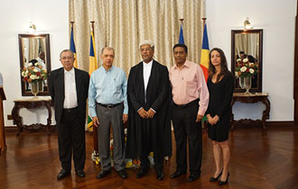 Justice Melchior Vidot sworn in as Judge of the Supreme Court of Seychelles