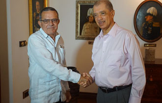 Cuban Ambassador bids farewell to President James Michel at State House
