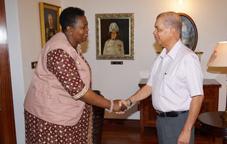 President Meets with AU Election Observer Mission- first all-female team