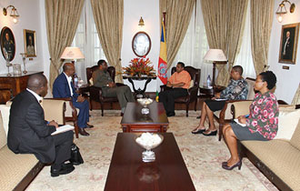 President Faure Meets Executive Director of the African Development Bank