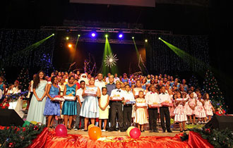 President Faure Attends Annual Children’s Christmas Carols Show