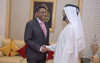 President Faure on first working visit in Dubai