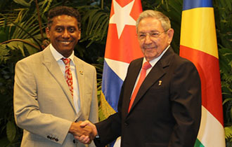 President Faure Meets President Castro
