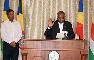 Judge Renaud Sworn In as Justice of the Court of Appeal