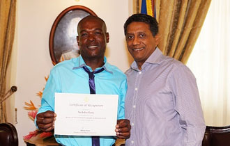 President Commends Nicholas Barra for Brave Act of Citizenship
