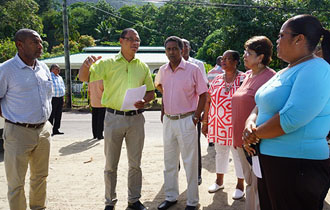 President Faure rounds up series of district visits following tour of Beau Vallon and Bel Ombre districts