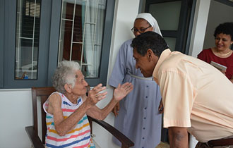 President Faure pays surprise visit to three elderly homes