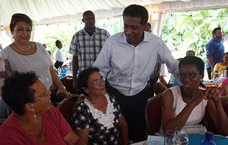 President Faure hosts reception to commemorate International Day for Older Persons