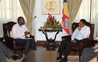 President Faure receives IMF Advisor and Mission Chief for Seychelles