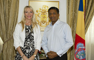 President Faure meets EU Ambassador to Seychelles