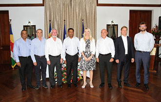 President Faure witnesses Signing Agreement for the Rehabilitation and Extension of Port Victoria