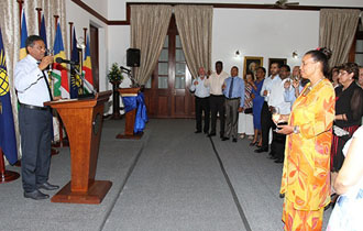 President Faure Hosts reception in Honour of Secretary General of the Commonwealth