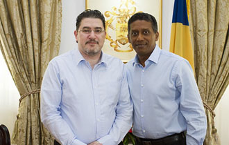 The Seychelles President receives High Commissioner for the Republic of Cyprus at State House