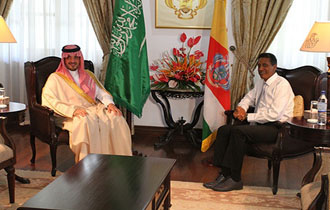 Seychelles President meets with Saudi Arabian Special Envoy