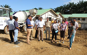 President Faure visits two Housing Projects with substantial progress