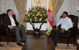 Courtesy call by the Ambassador of the United States of America to Seychelles
