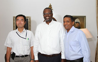 Seychelles President meets with IMF Advisor and Mission Chief for Seychelles