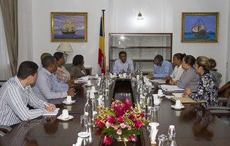 President Faure chairs meeting with the National Tender Board